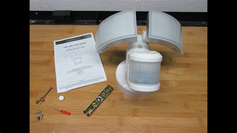 Keep the lamp heads at least 2 in. . Defiant motion security light installation instructions